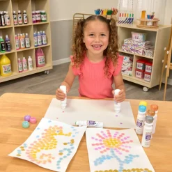 Colorations® Shiny Washable Dabber Dot Markers - 8 Colors