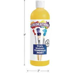Colorations® Simply Washable Tempera Paint Rainbow Pack- 16oz, Set of 8