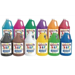 Colorations® Simply Washable Tempera Paint - Gallons, Set of 12