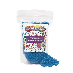 Colorations® Single Color Pony Bead Value Pack - Set of 10