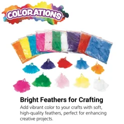 Colorations® Solid Color Feather Pack - 5 oz.