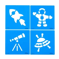 Colorations® Space Stencil Set - Set of 12