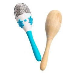 Colorations® Sparkling Snowflake Maracas Craft Kit - Makes 12 Crafts