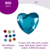 Colorations® Sparkly Self-Stick Gem Jar - 900 Pieces