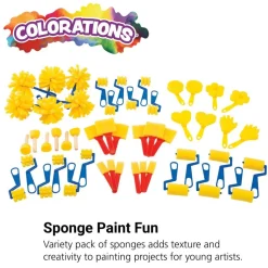 Colorations® Sponge Painting Variety Value Pack