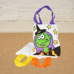 Colorations® Spook-tacular Fun Mini Totes Craft Kit