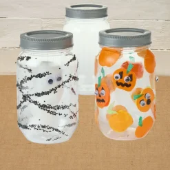 Colorations® Spooky Glow Jars Craft Kit