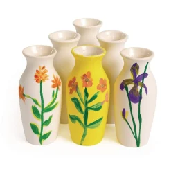 Colorations® Spring Garden Mini Vase Creations - Makes 12 Craft Kits
