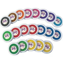 Colorations® Stack of Washable Stamp Pads Value Pack - 20 Pieces