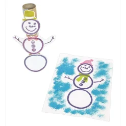 Colorations® Stamp-A-Snowman 15 Piece Set