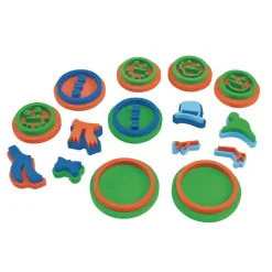 Colorations® Stamp-A-Snowman 15 Piece Set