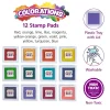 Colorations® Stamper-Perfect Washable Stamp Pads - Set of 12