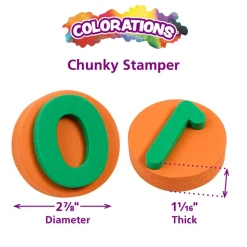 Colorations® Stampers Shapes & Numbers - Set of 26