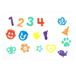 Colorations® Stampers Shapes & Numbers - Set of 26