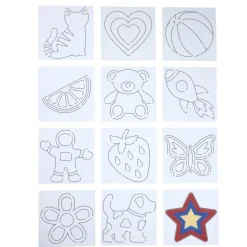 Colorations® Stick-N-Create™ Art Boards - 12 Designs