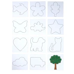 Colorations® Stick-N-Create™ Toddler Art Boards- Set of 12
