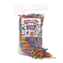 Colorations® Stringing Straw Beads - 1 lb.