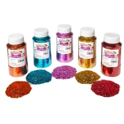 Colorations® Summer Colors of Glitter - 5 Colors, 1lb. Each