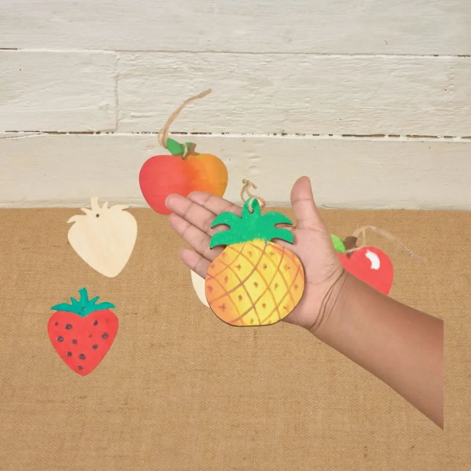 Colorations® Summer Fruit Fun Craft Kit - Makes 12 Crafts