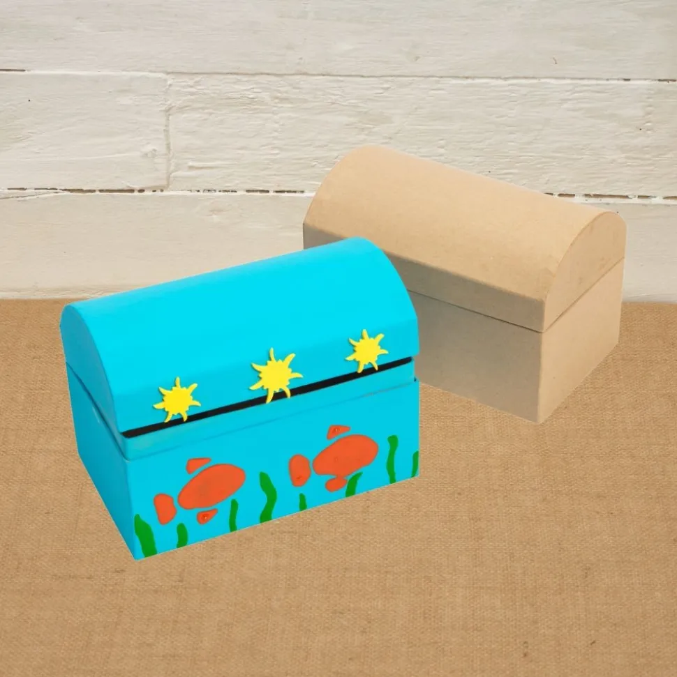 Colorations® Summer Fun Treasure Box Craft Kit - Makes 12 Crafts