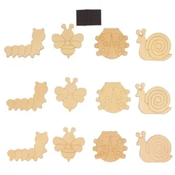 Colorations® Summer Garden Friends Magnet Craft Kit - Makes 12 Crafts