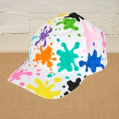 Colorations® Summer Wear Your Art Cap Craft Kit - Makes 12 Crafts