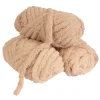 Colorations® Super Chunky Chenille Yarn, Natural Cream - Set of 3