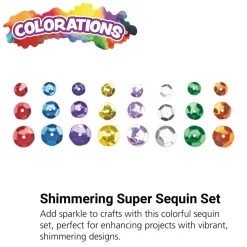 Colorations® Super Sequin 8 Pack - 1 oz. Each