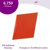 Colorations® Super Value Sticker Shapes Pack - 100 Sheets