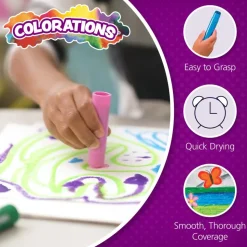 Colorations® Tempera Paint Sticks - Set of 24