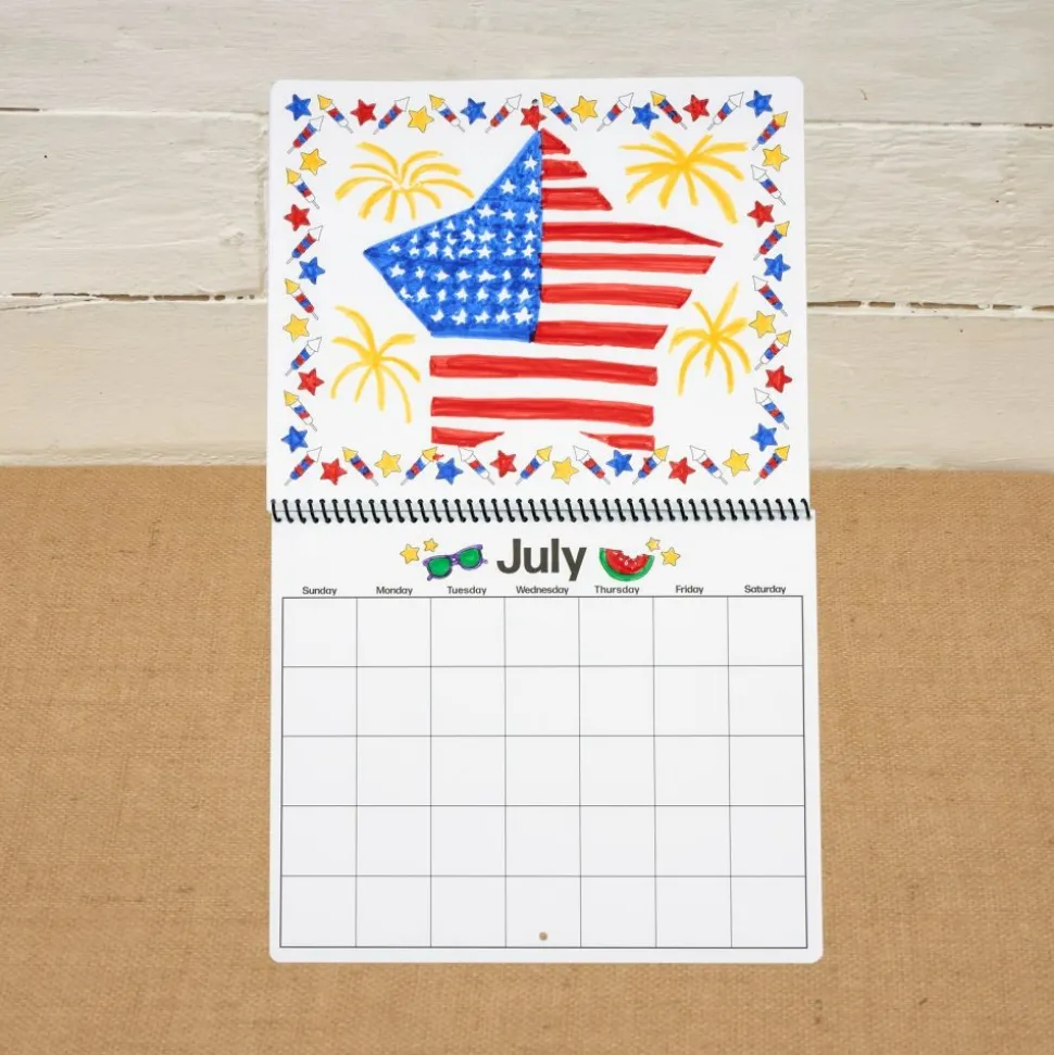 Colorations® 4th of July Celebration Calendar Craft Kit - Makes 12 Crafts