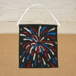 Colorations® 4th of July Fireworks Banner Craft Kit - Makes 12 Crafts