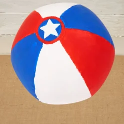 Colorations® 4th of July Kick-Off Celebration Beach Ball Craft Kit - Makes 12 Crafts