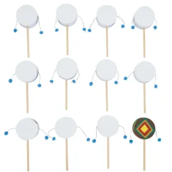 Colorations® 4th of July USA Spin Drum Craft Kit - Makes 12 Crafts