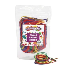 Colorations® Tipped Lacing Cords - 72 Pieces