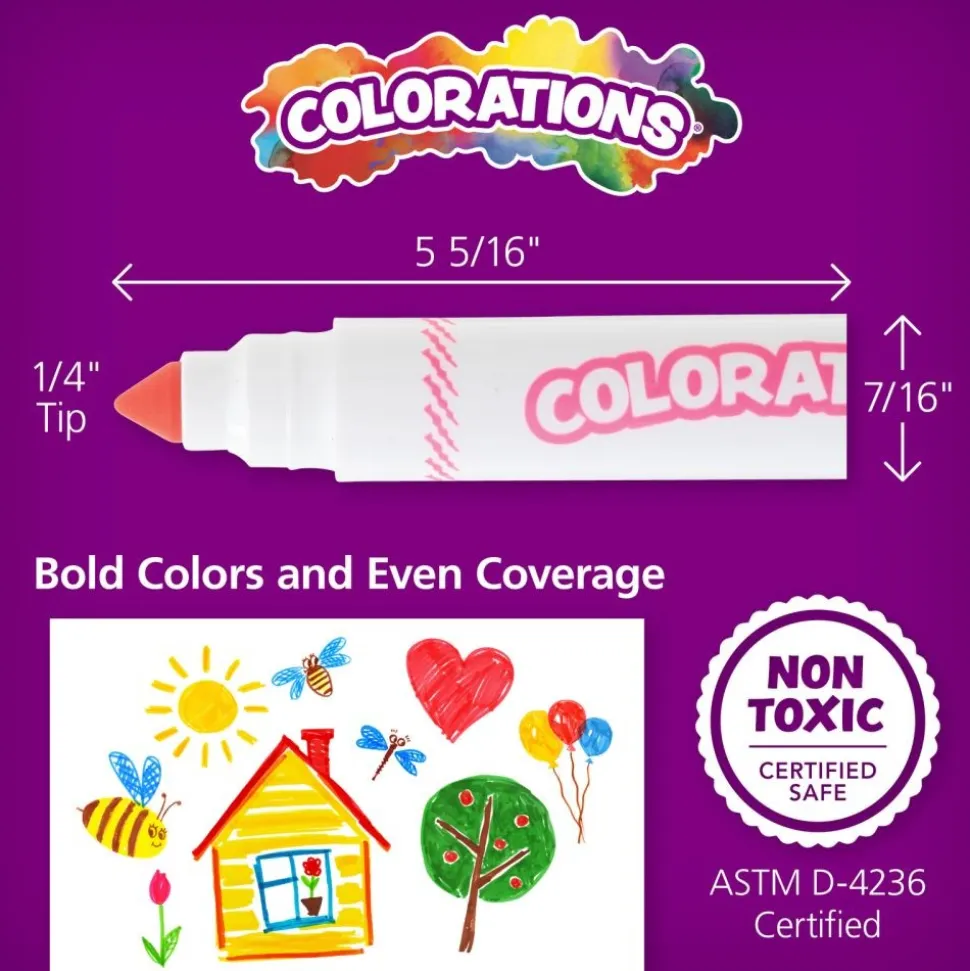 Colorations® Washable Chubby Marker Smart Value Pack - Set of 300