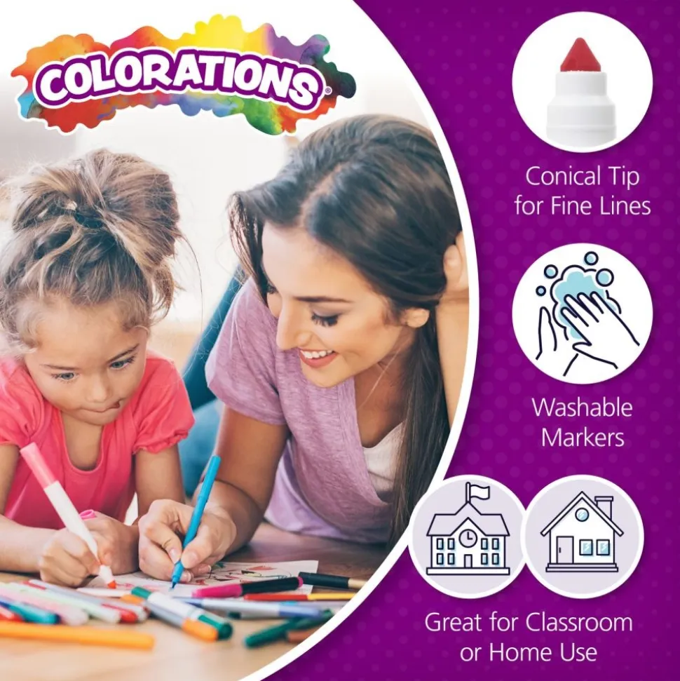 Colorations® Washable Chubby Marker Smart Value Pack - Set of 300