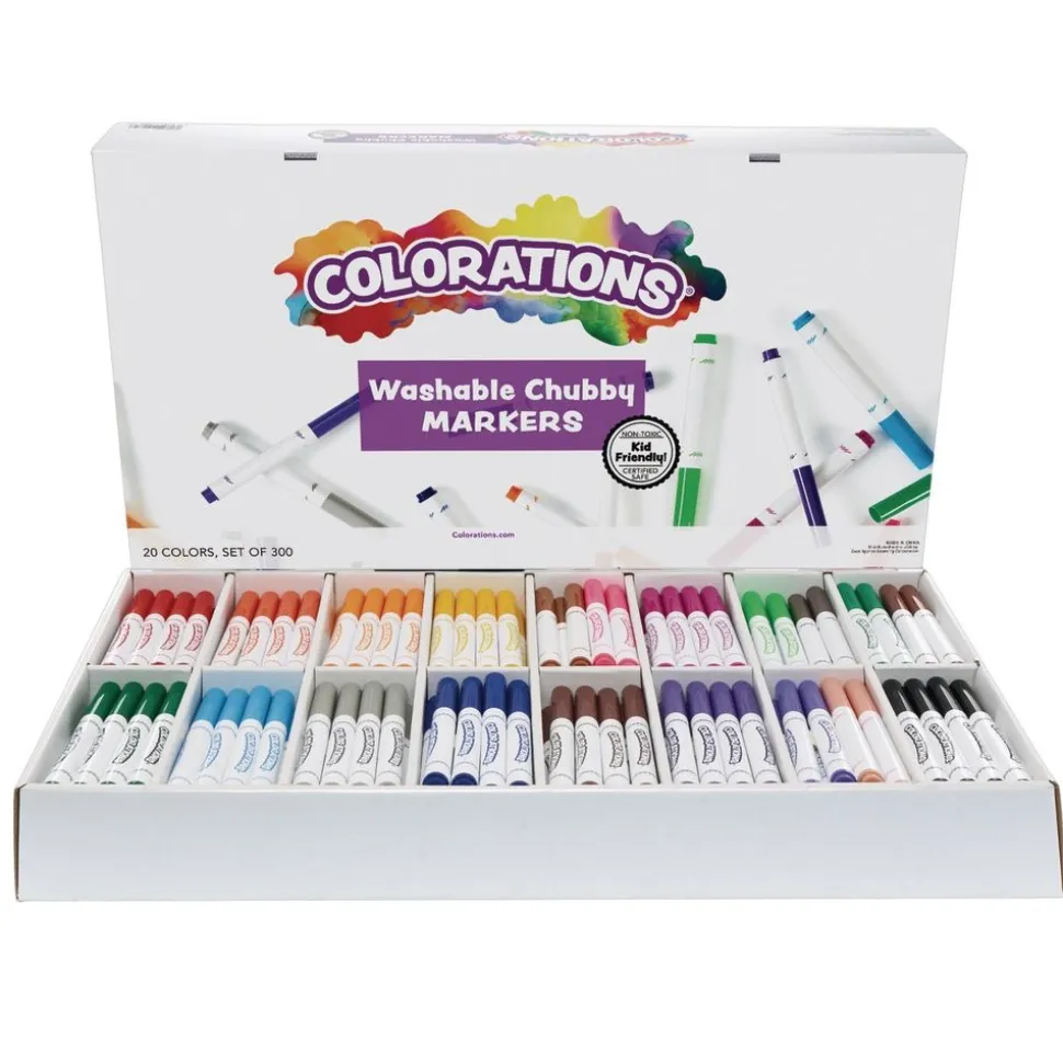 Colorations® Washable Chubby Marker Smart Value Pack - Set of 300