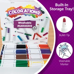 Colorations® Washable Classic Markers Classroom Value Pack Set of 200