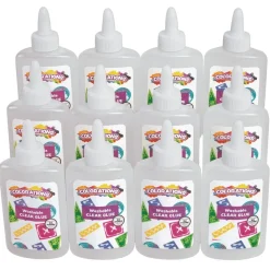Colorations® Washable Clear Glue, 4 oz. - Set of 12