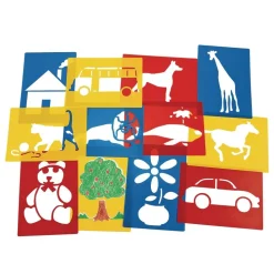 Colorations® Washable Plastic Stencils Mega Set