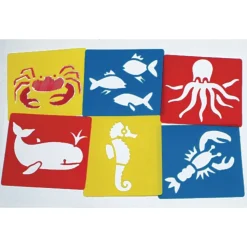 Colorations® Washable Plastic Stencils Mega Set