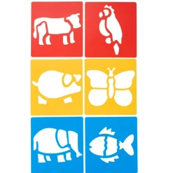 Colorations® Washable Plastic Animal Stencils - Set of 6