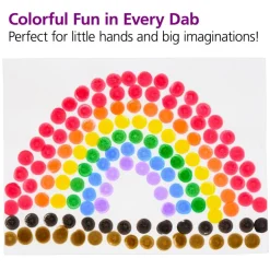 Colorations® Washable Primary Dabber Dots - Set of 8