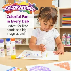 Colorations® Washable Shiny Dabber Dot Markers - Set of 6