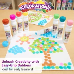 Colorations® Washable Tropical Dabber Dots - Set of 8
