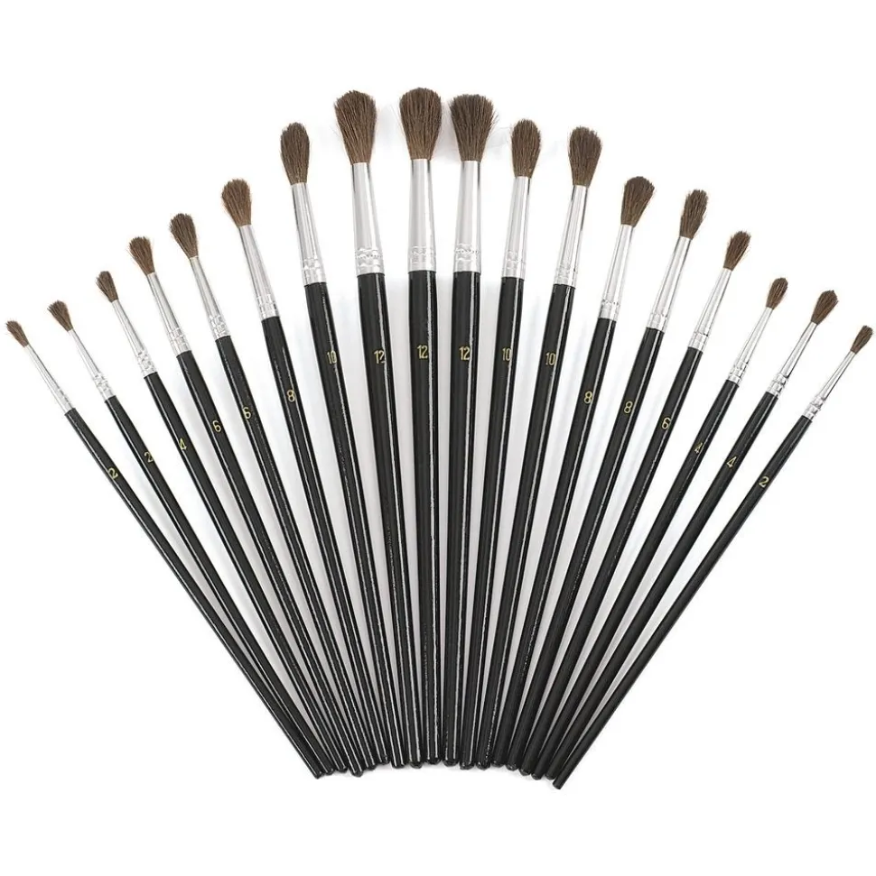 Colorations® Watercolor Brushes - Set of 18