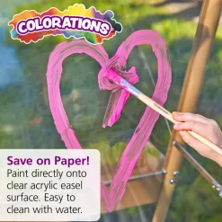 Colorations® 3-Way Indoor / Outdoor Acrylic Panel Easel