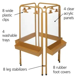 Colorations® 4-Way Indoor / Outdoor Acrylic Panel Easel