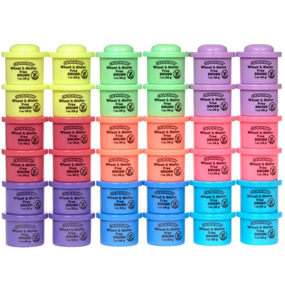 Colorations® Wheat & Gluten Free Dough Variety Pack - Set of 36, 1 oz. each